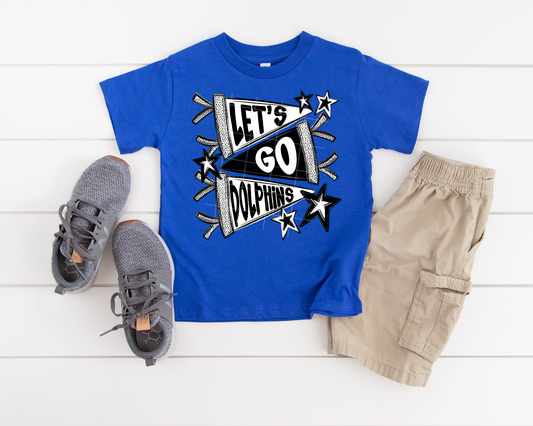Let's Go Dolphins - YOUTH Gameday Tee