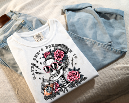 Maybe She's Born With It - Maybe It's The Caffeine Sbucks - Tee