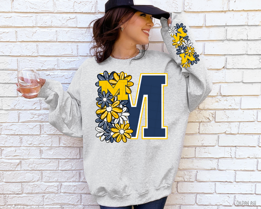 Michigan Floral - Sweatshirt