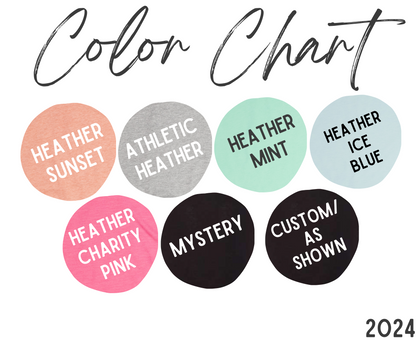 Taste The Rainbow - Faux Embroidery Tee