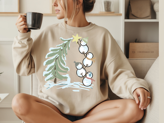 Snowman Trio: Winter - Sweatshirt