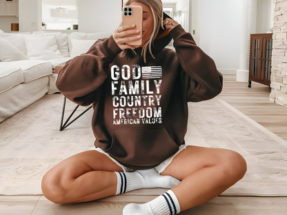 God Family Country Freedom: Faith - Hoodie