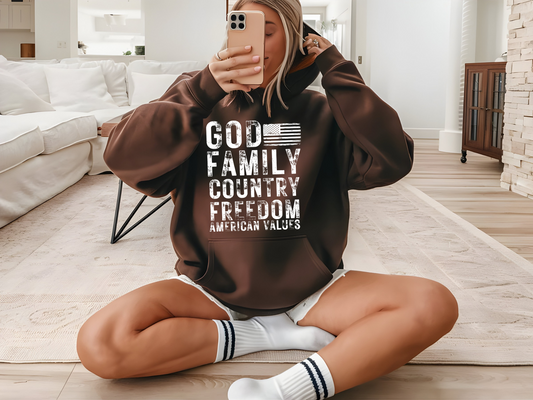 God Family Country Freedom: Faith - Hoodie