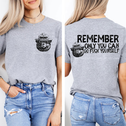 Remember Only You Can Go - Pocket - Tee