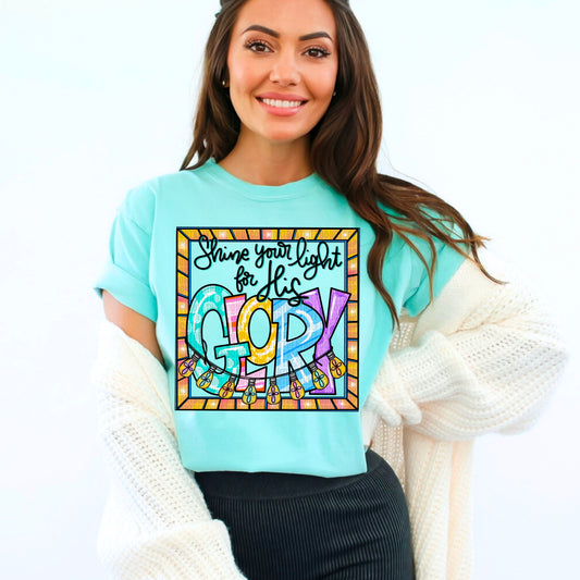 Shine Your Light For His Glory - Tee