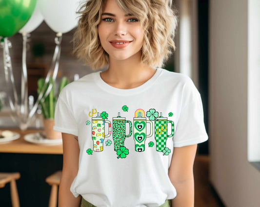 St Patrick Day Cups - Tee