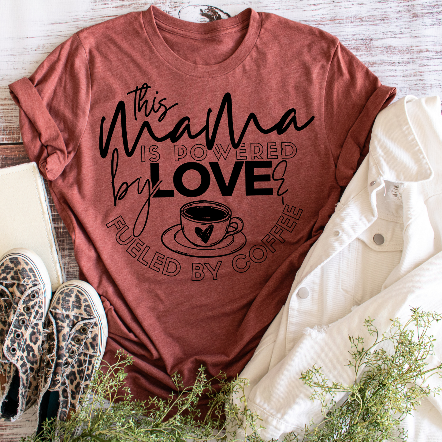 This Mama Is Powered By Love - Tee