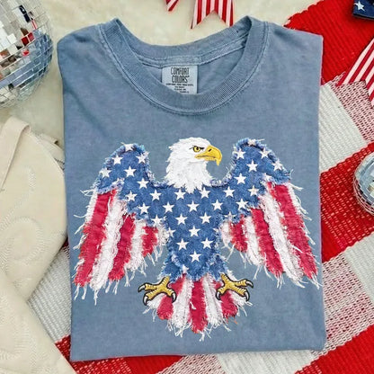 American Eagle Faux: Patriotic - Tee