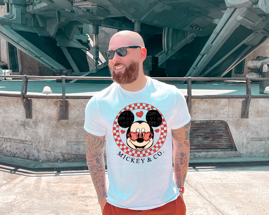 Mouse & Co - Ears-  Adult Tee