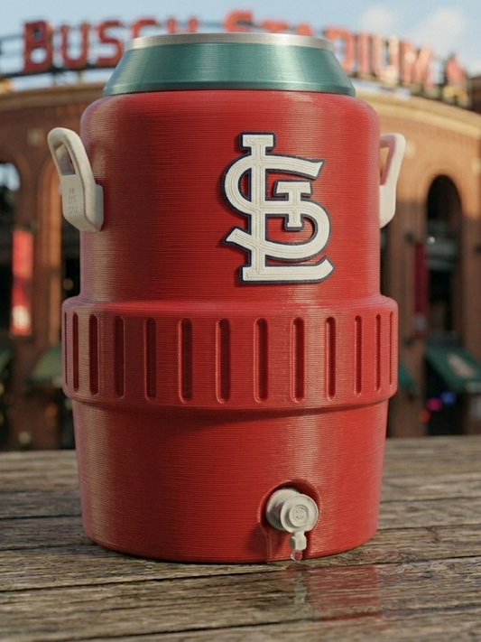 St Louis Baseball - Igloo Koozie 3D Printed