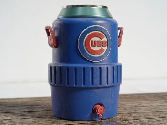 Chicago Cubs Baseball - Igloo Koozie 3D Printed